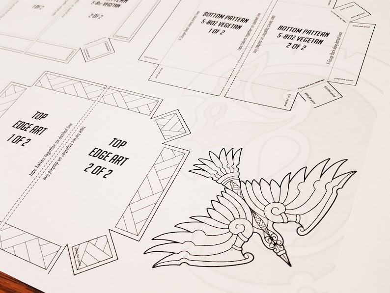 Leather Dice Box Pattern / Dice Tray / Jewelry Box / Raven Etsy