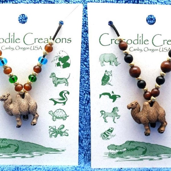 CAMEL Necklace, Exotic,  Supports Animal Welfare