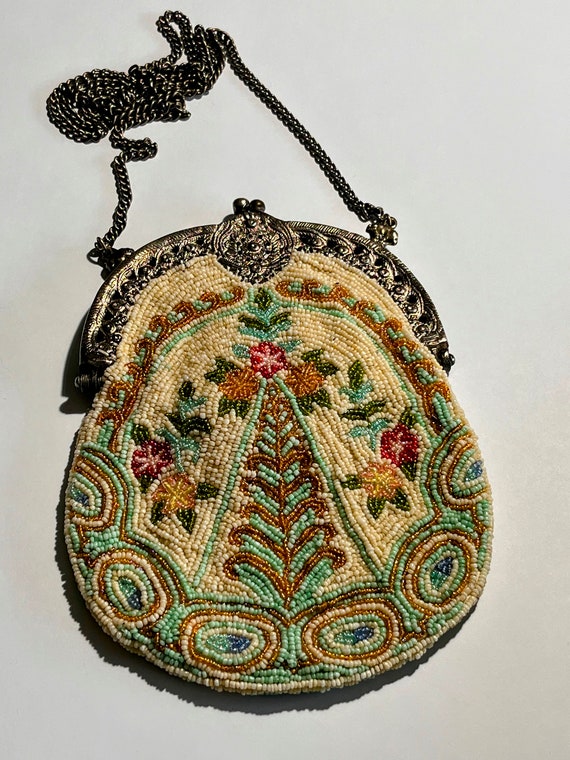 Christina Beaded Bag with Chain Strap