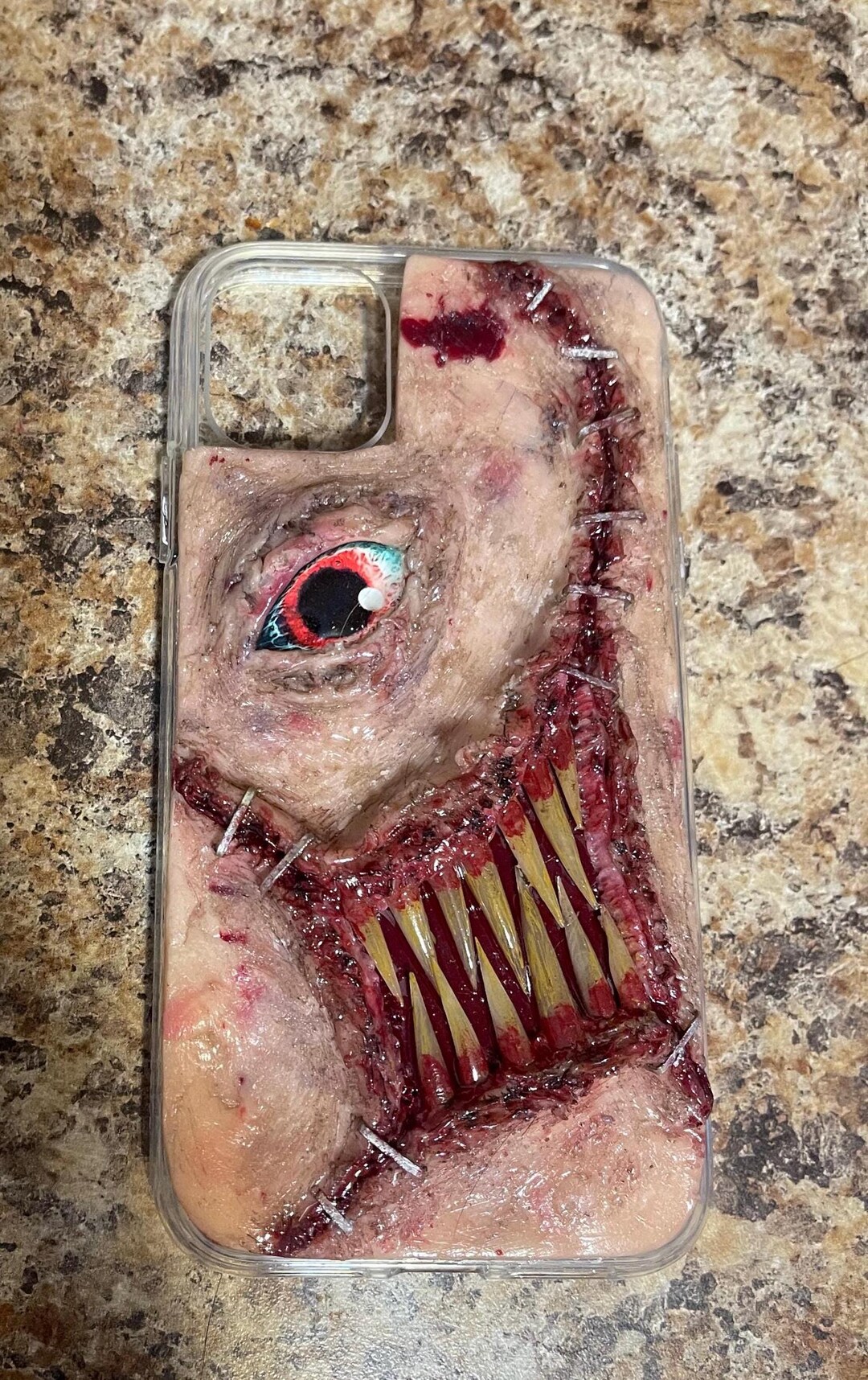 Scary Phone Case With Horror Mouth Dark Art Phone Case Horror Phone
