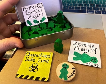 Zombie Apocalypse:  Add-On and Individual Game Pieces!  Use these to Enhance my "Zombie Apocalypse" Catan-Compatible Expansion!