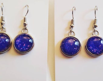 Earrings made from my Paintings