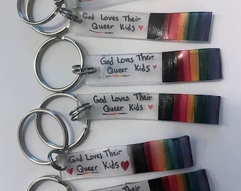 Keychain: God Loves Their Queer Kids! <3