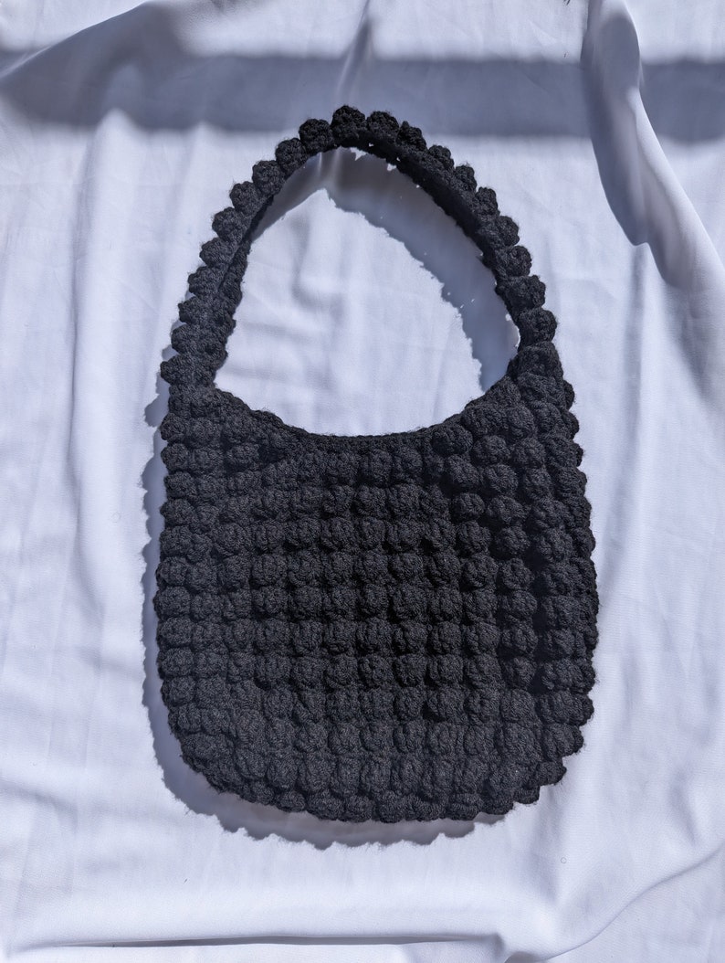 Sac crochet noir image 5