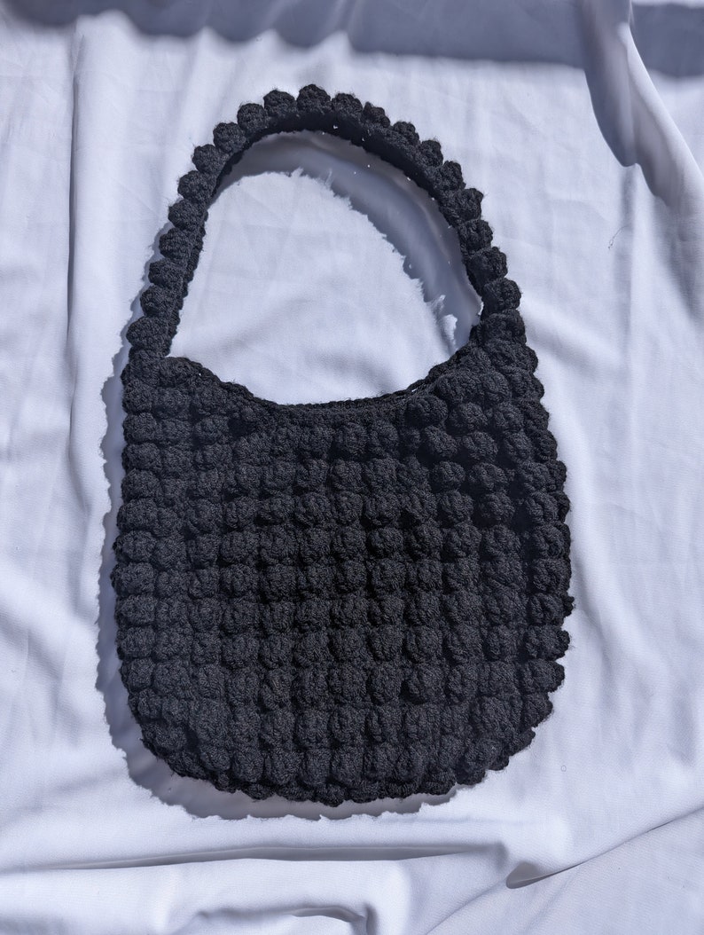 Sac crochet noir image 7