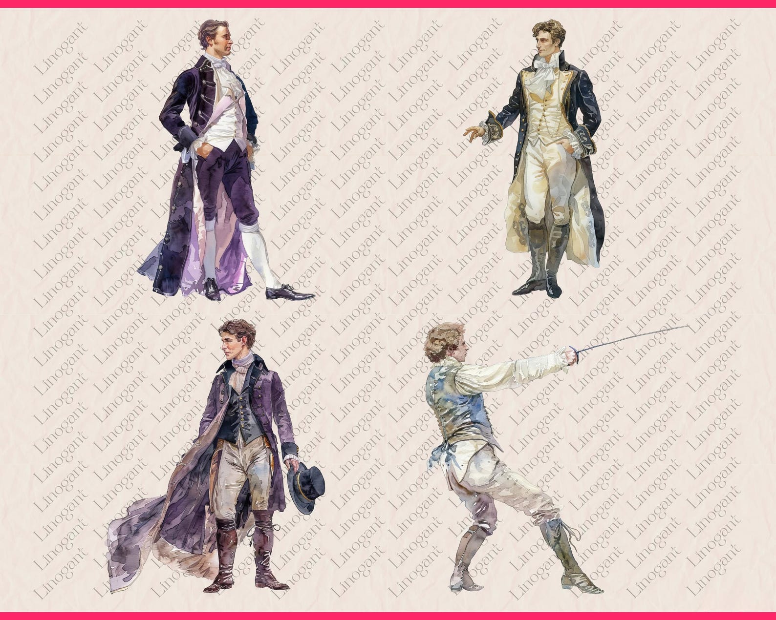 Angular Regency Man Regency Man Clipart PNG | Man With Vintage Style, Historical Man ...