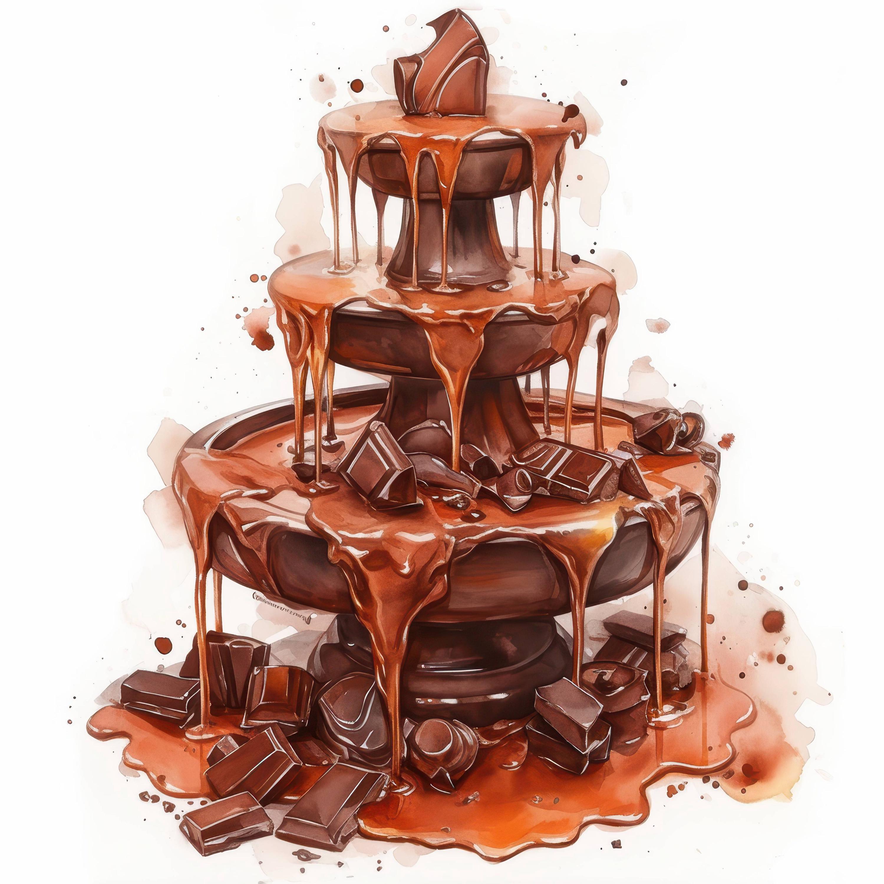 15 Chocolate Fountain Clipart Bundle Sweet Dessert Illustration 15-chocolate-fountain-clipart-bundle-sweet-dessert-illustration