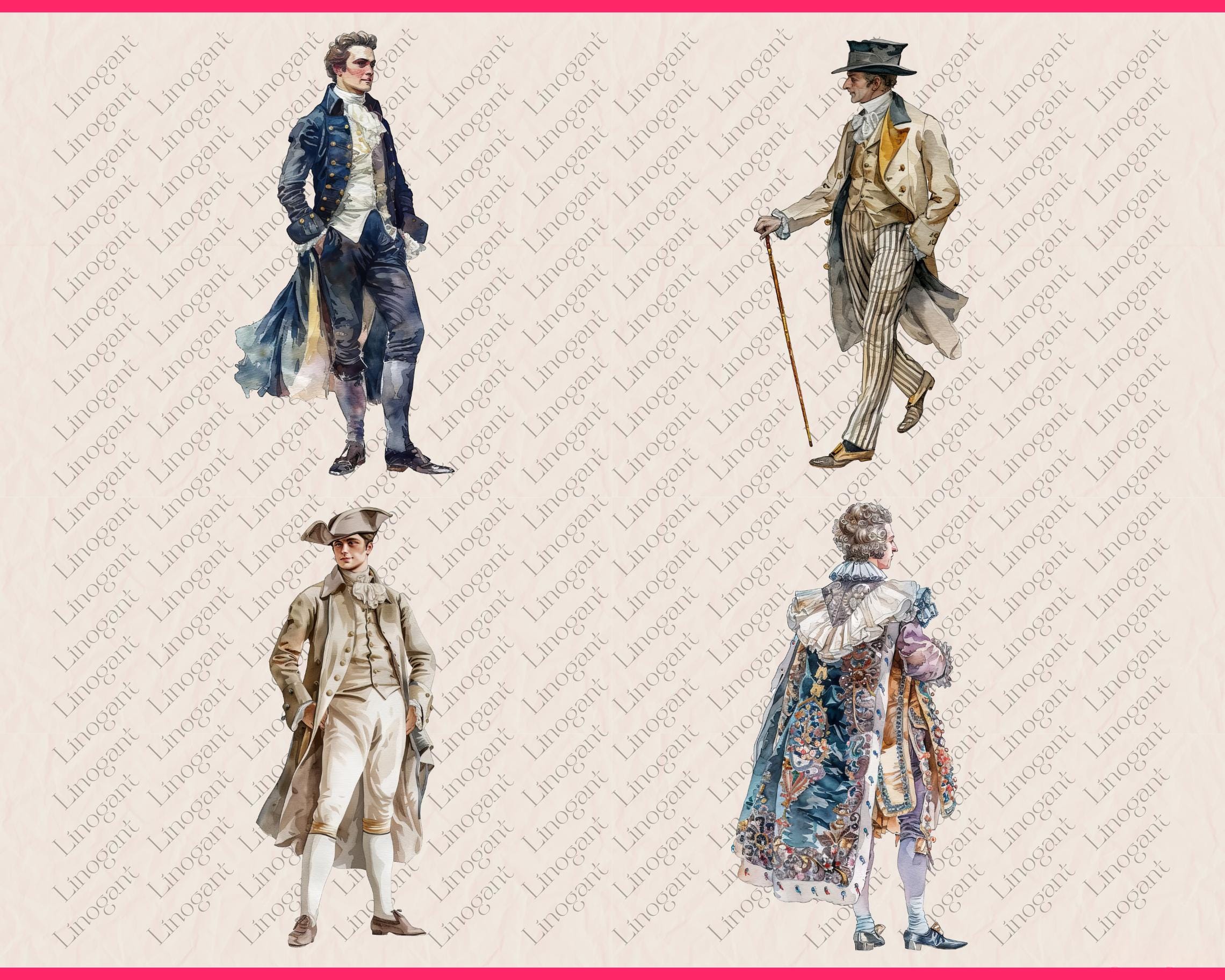 Angular Regency Man Regency Man Clipart PNG | Man With Vintage Style, Historical Man ...