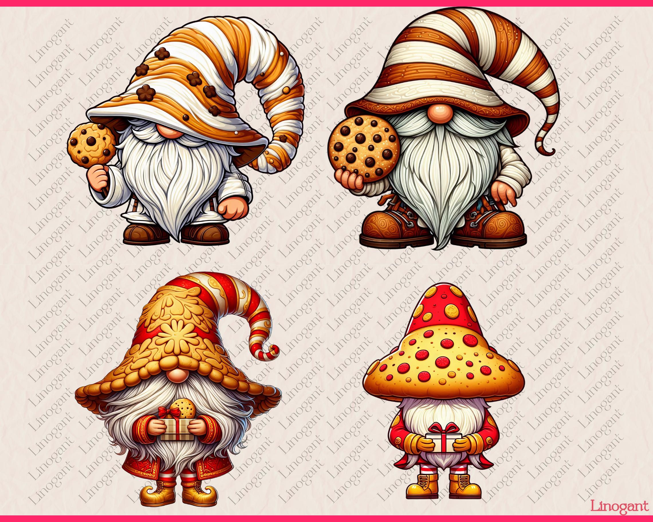 24 PNG Gnomes With Cookie Clipart, Cute Gnome, Cookie Gnome, Gnome ...