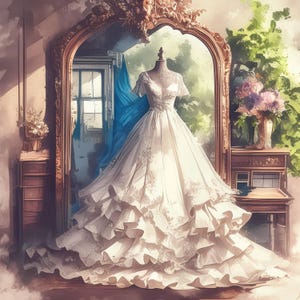 Whimsical Wedding Dress - Etsy