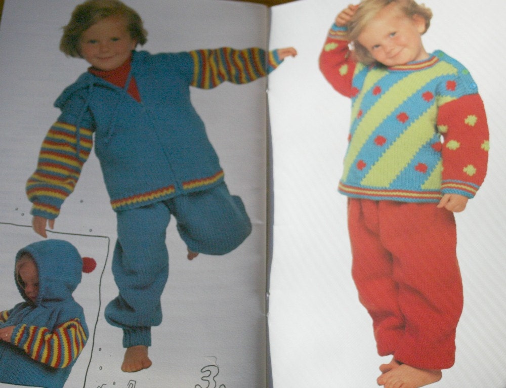 Sweater Knitting Patterns Canadiana Kids I Beehive Patons | Etsy