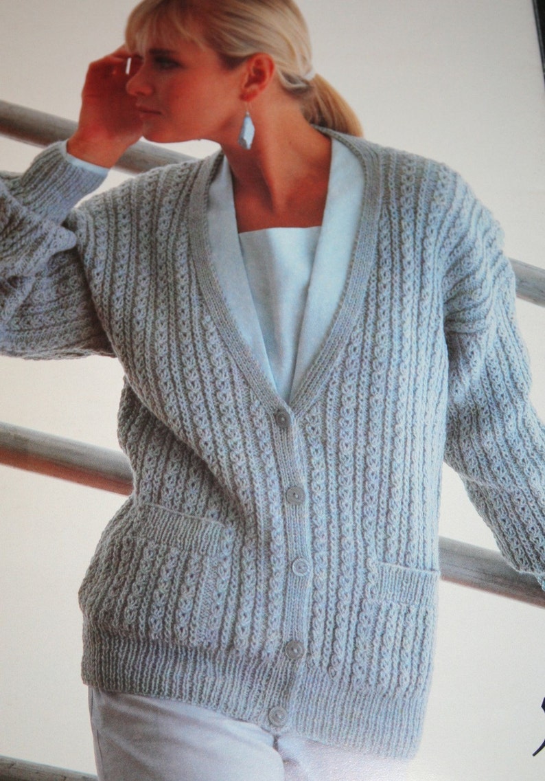 Sweater Knitting Patterns for Men & Women in DK Weight Yarn Etsy