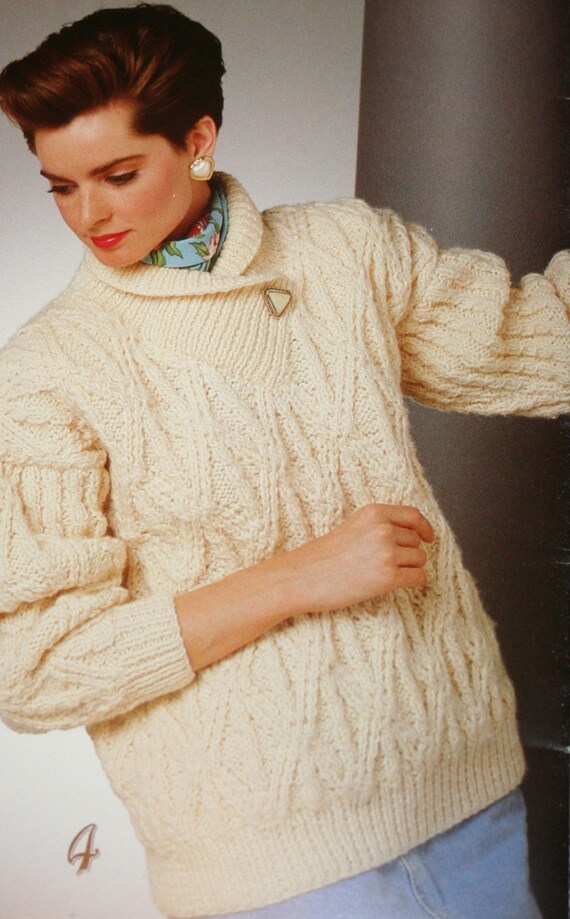 Sweater Knitting Patterns Beehive Patons 610 for Women & | Etsy