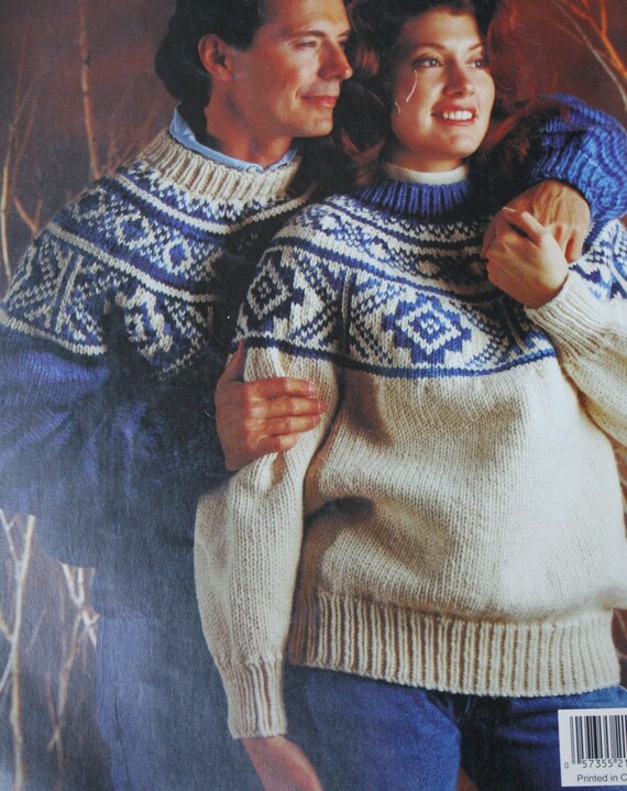 Sweater Knitting Patterns Northern Spirit vol 4 Bernat 1267 | Etsy