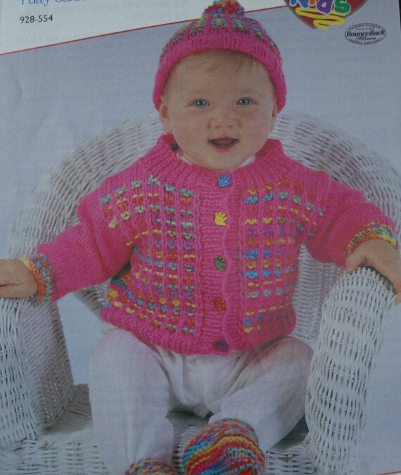 red heart baby sweater patterns