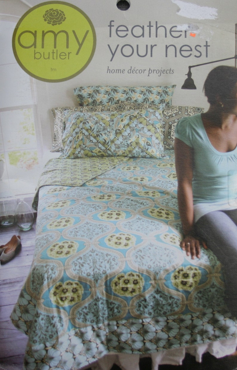 Sewing Pattern Pillow Shams And Quilted Coverlet Amy Butler Etsy