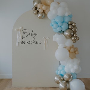 Baby Shower Balloon Arch Kit for Baby Boy