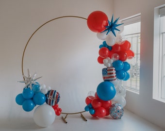 DIY Patriotic 4th of July Balloon Arch Kit