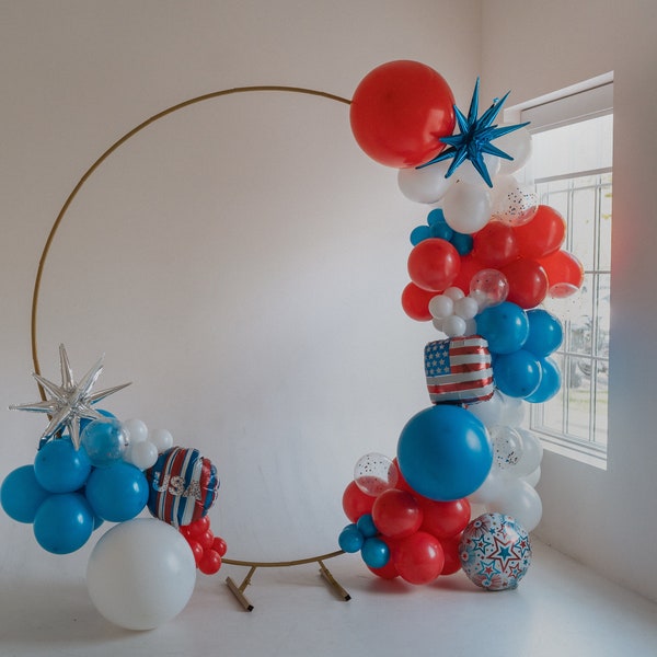 DIY Patriotic 4th of July Balloon Arch Kit