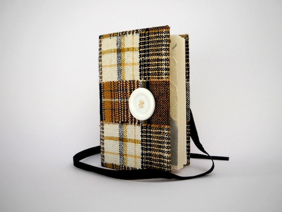 Blank journal notebook diary Handmade journal for writing Textured Brown white black journal Personal journal diary memory journal notebook