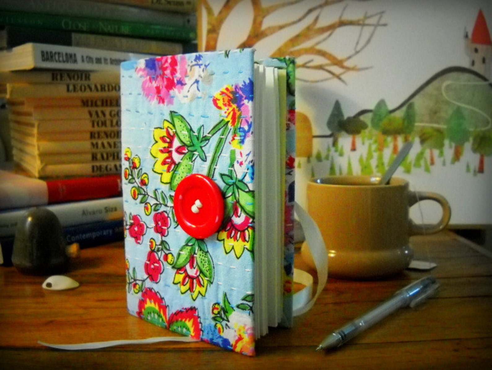 Colorful Journal Notebook Handmade Journals Blank Paper for Etsy UK