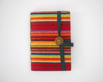 Streifen Journal Notebook handgemachte Zeitschrift leere Zeitschrift für das Schreiben bunte Streifen Stoff Reisetagebuch, persönliche Zeitschrift, handgefertigte Bücher