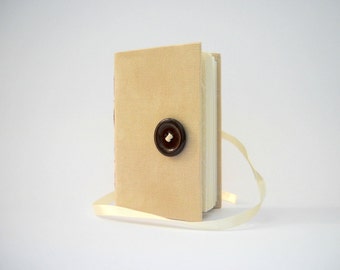 Diario del cuaderno de diario beige Diario hecho a mano diario sin forrar diario Beige Brown diario de la revista escribir recuerdos diarios encuadernado libro marrón beige