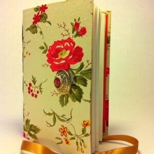 Tagebuch Notizbuch Rosen Journal Reisetagebuch, Notizbuch, Handarbeit, Blankopapier zum Schreiben, Erinnerungen, Blumen Buch weiße Seiten Journal