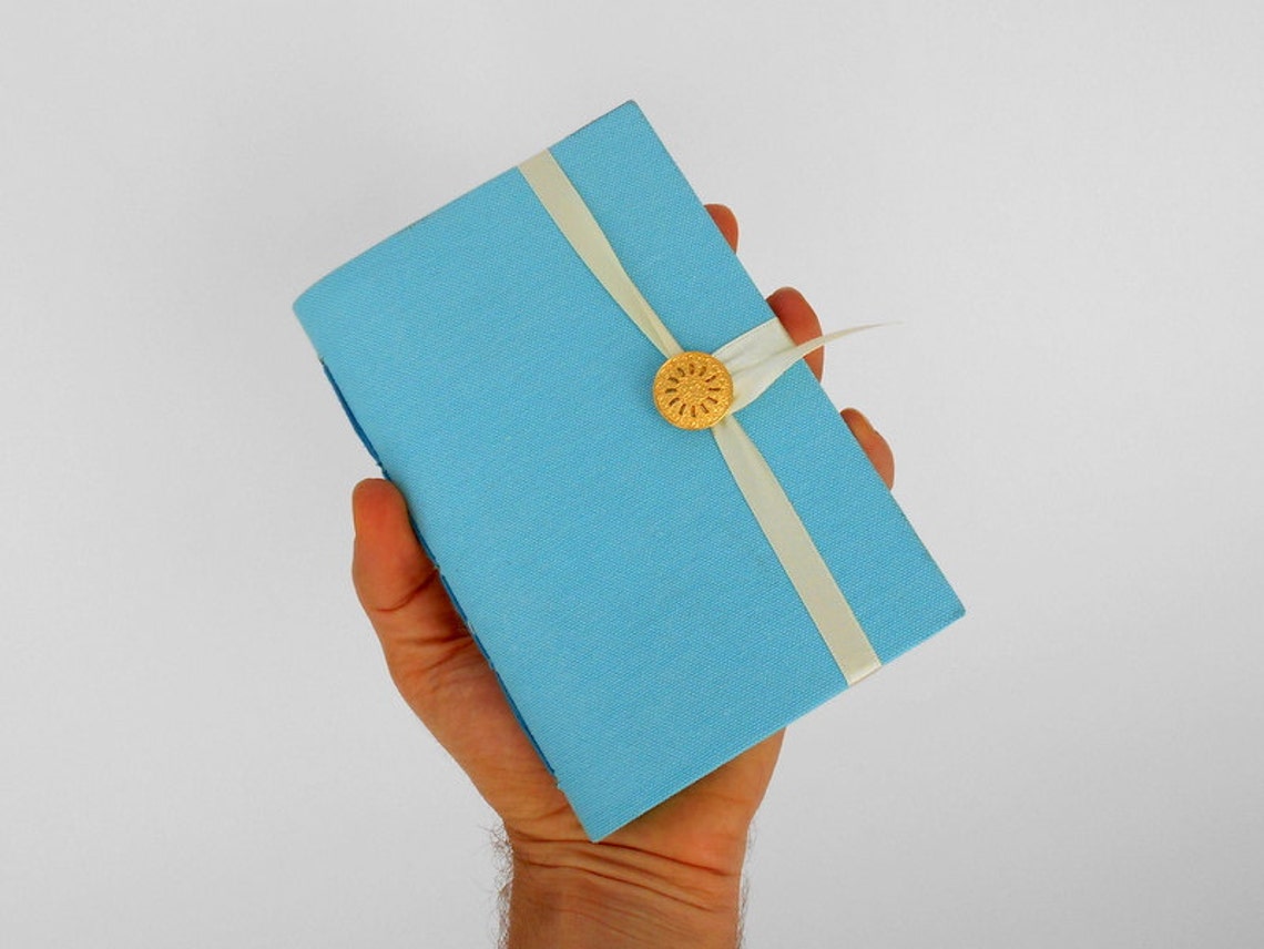 Blue Journal Notebook Mint Blue Journal Diary Handmade Journals Lined