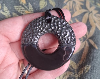 CLEARANCE - Handmade Ceramic Pendant Necklace – sterling silver option