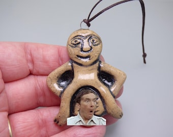 SHEELA-NA-GIG Handmade Ceramic Hanging Ornament - nsfw/18+