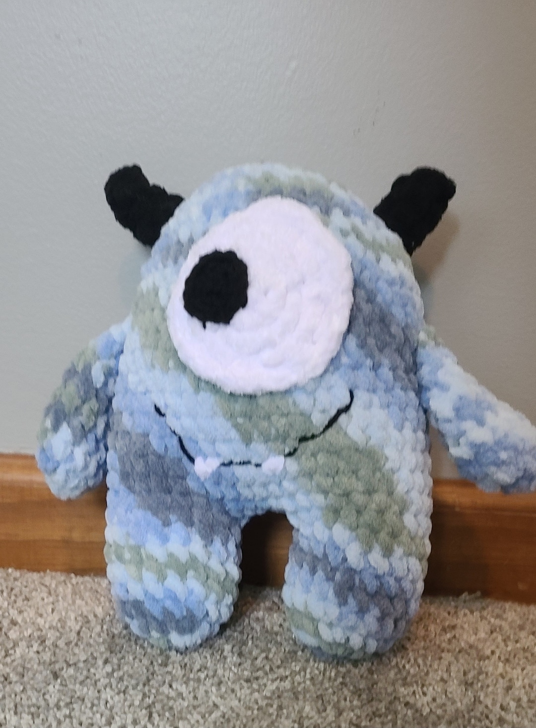 Monster Ricky Plush Smiling Monster Plush: Multicolor Boy's Gift (12 Inch) - Etsy