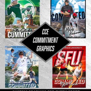 College Commitment Announcement Graphics