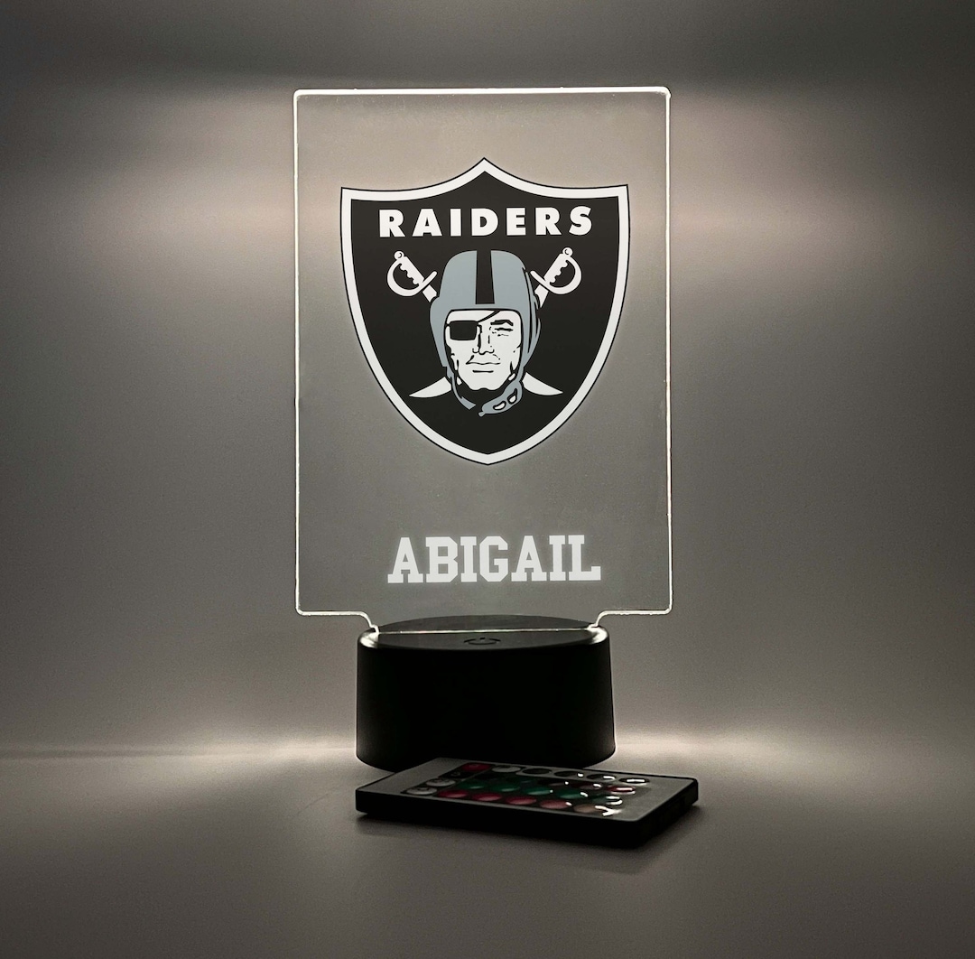 Night Light up LED Table Lamp American Football Fan Sports Team Player ...