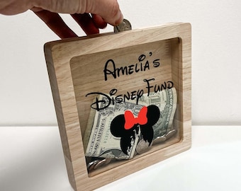 Princess Magical Mouse Savings Piggy Bank Money Box Stand Girls Bedroom Room Decor Personalized FREE, Ideal Gift - Teach Savings in Style!