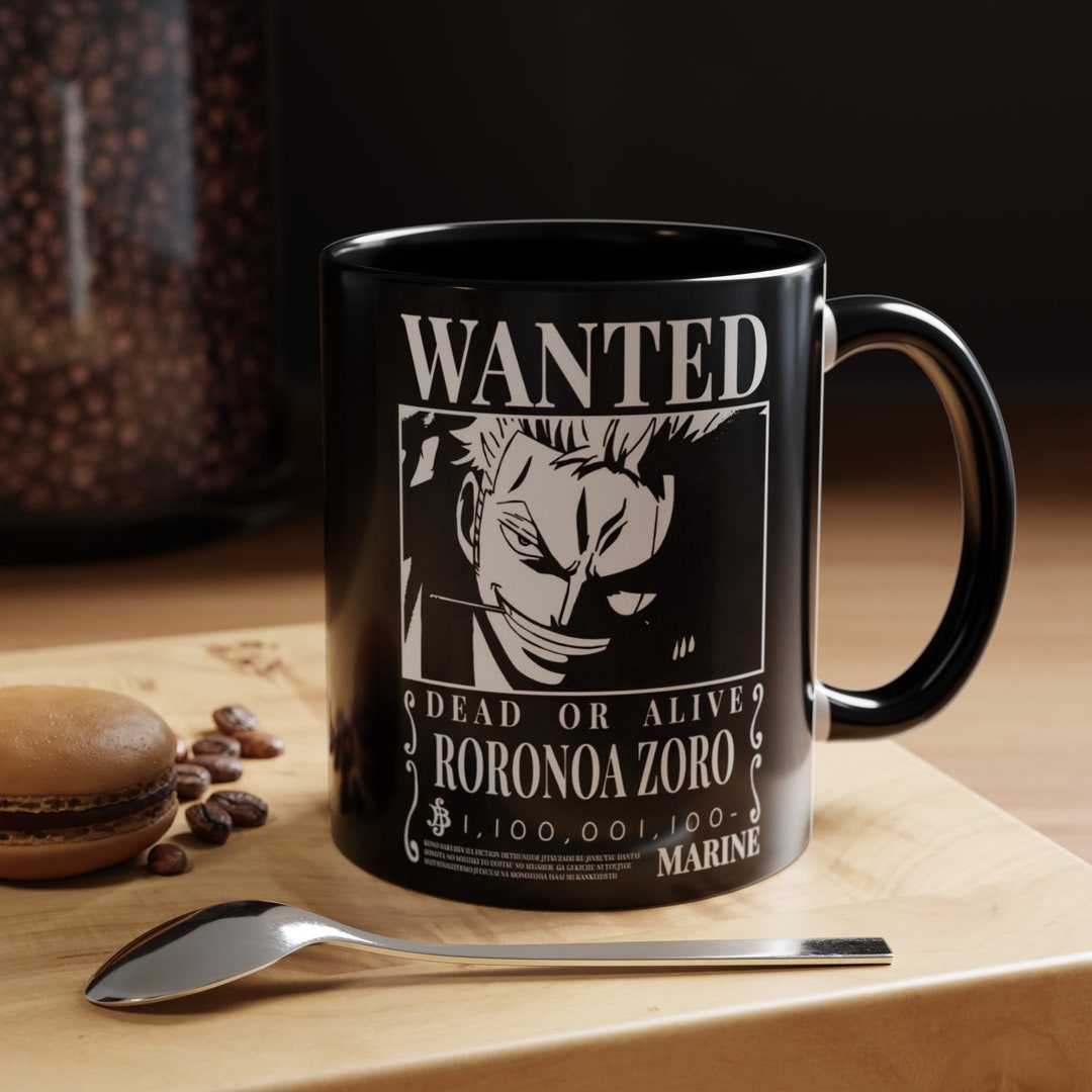One Piece Anime Gift Mug, Zoro Bounty Anime Coffeec Cup, Zoro Bounty ...