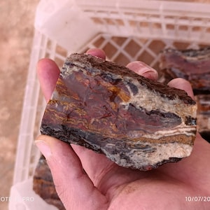 10.80lb Raw agate slabs ahouli Morocco: raw material cabochon