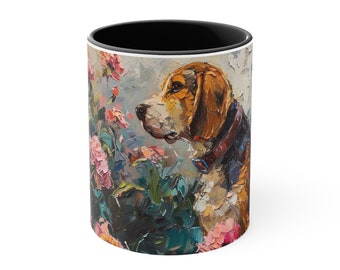 Beagle, Accent Coffee Mug, 11oz