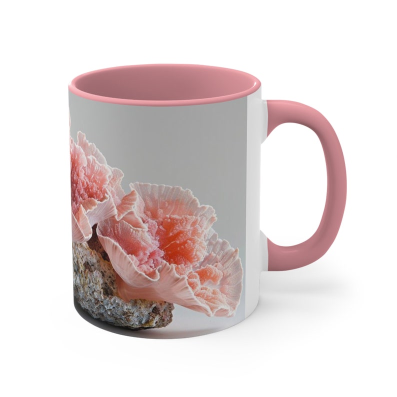 Pink coral, Accent Coffee Mug, 11oz zdjęcie 8