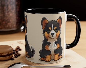 Cartoon puppies, Accent Coffee Mug, 11oz