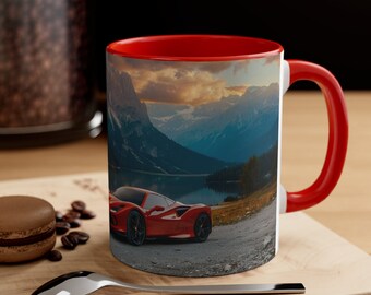 Ferrari, Accent Coffee Mug, 11oz