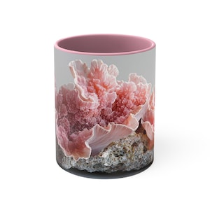 Pink coral, Accent Coffee Mug, 11oz zdjęcie 1