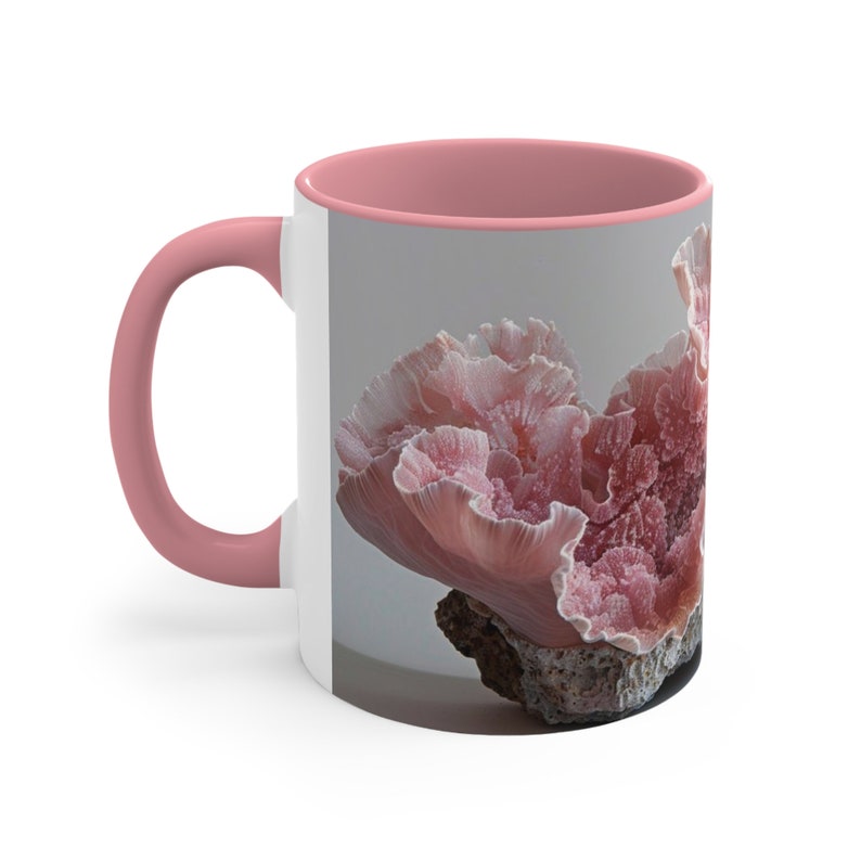 Pink coral, Accent Coffee Mug, 11oz zdjęcie 7