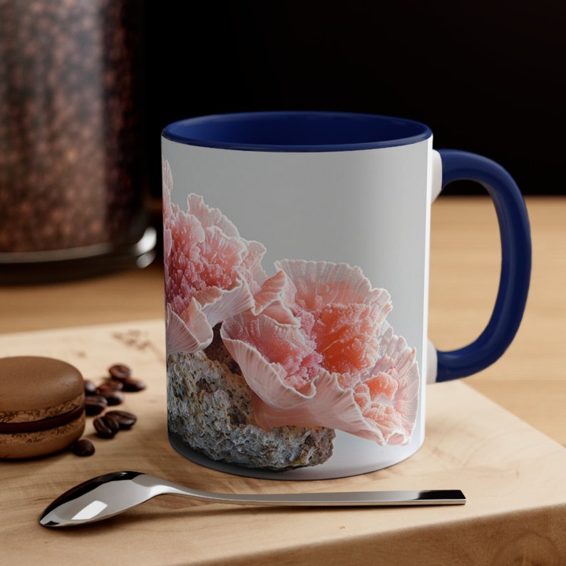 Pink coral, Accent Coffee Mug, 11oz zdjęcie 5