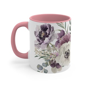 Floral, Accent Coffee Mug, 11oz zdjęcie 7