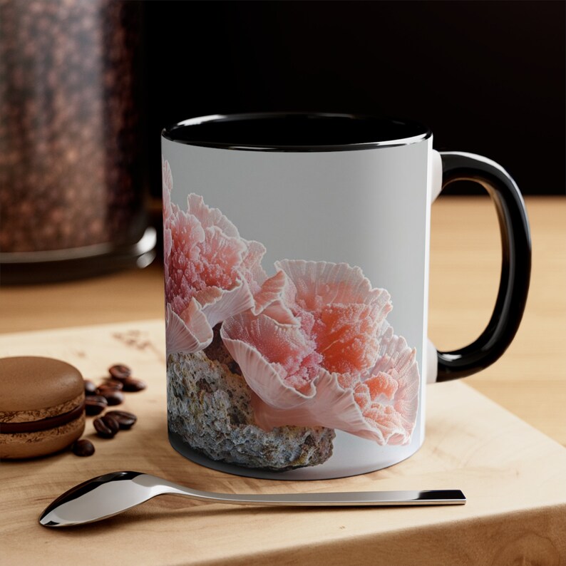 Pink coral, Accent Coffee Mug, 11oz zdjęcie 3