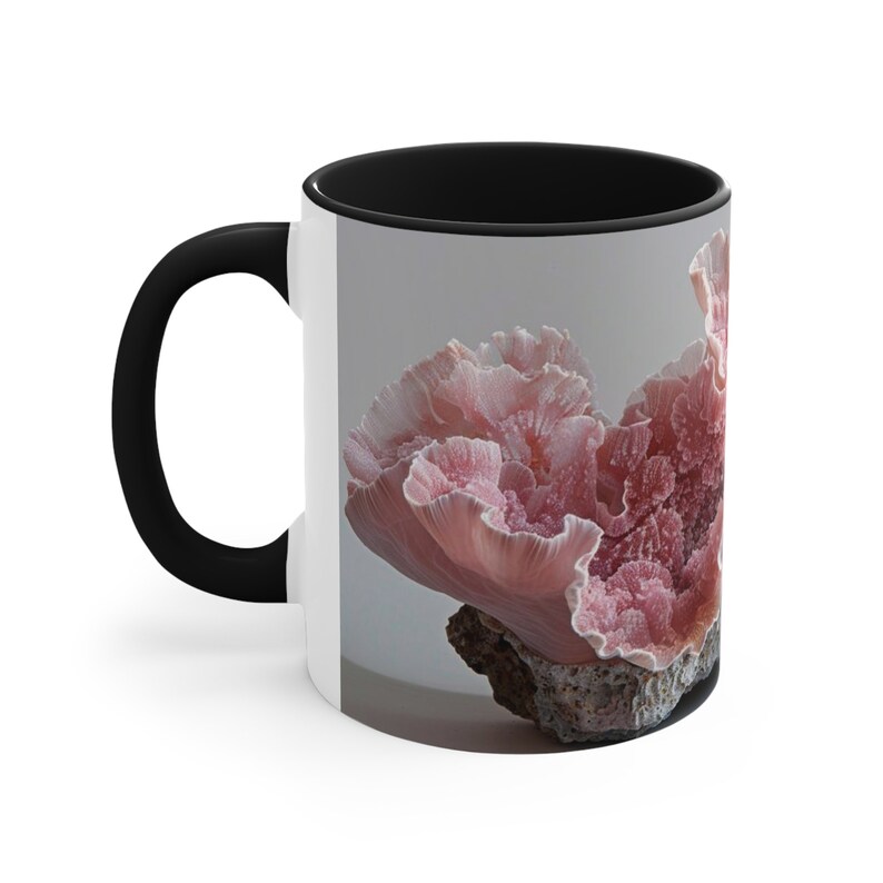 Pink coral, Accent Coffee Mug, 11oz zdjęcie 10