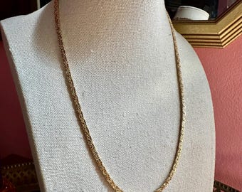 1970's Reno Sunset Mini Gold Nugget Chain Necklace