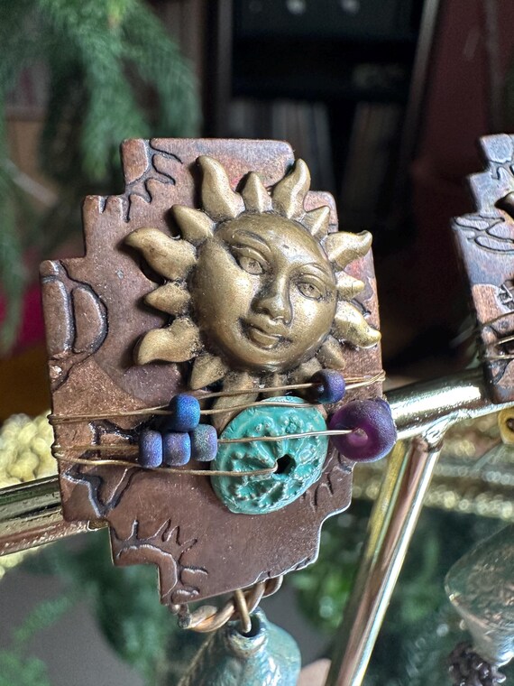 1990's Practical Magic Celestial Sun Artisan Made… - image 2