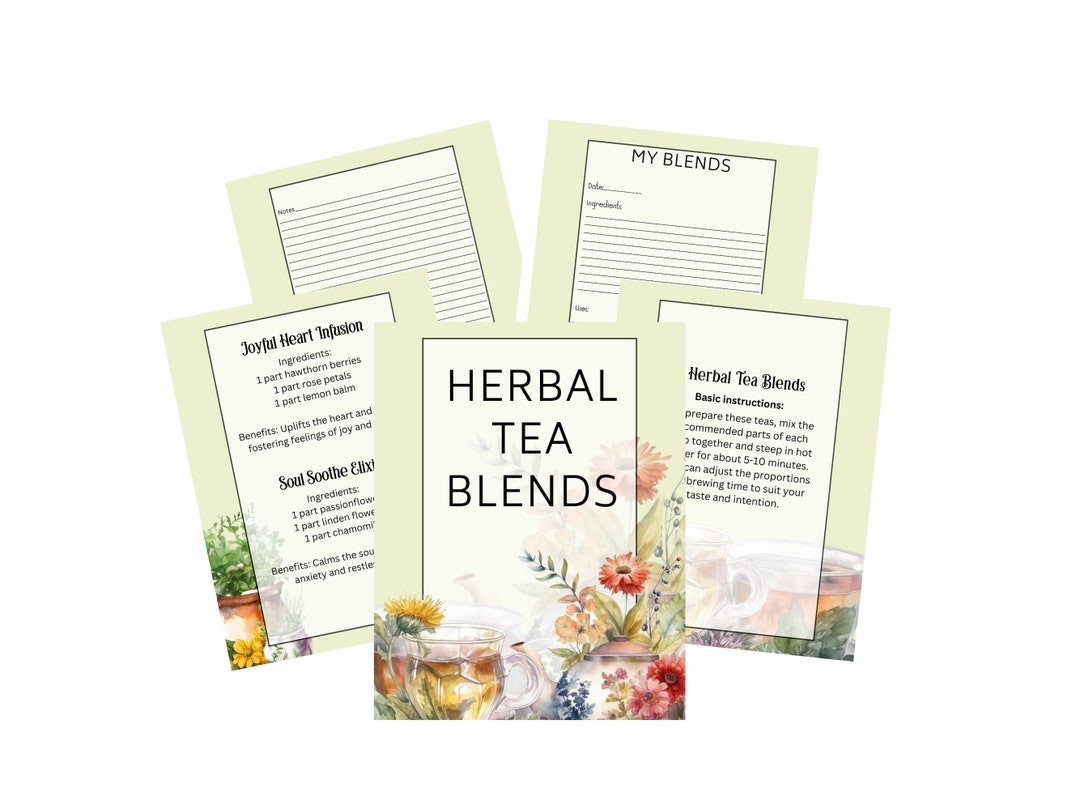 18 Herbal Tea Blend Recipes for Spiritual Connection & Wellness ...